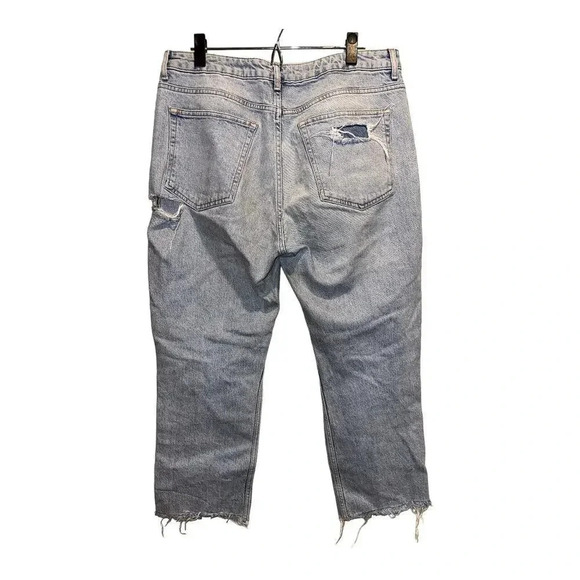 NWOT‎ Topshop Straight Distressed Jean - Picture 2 of 7